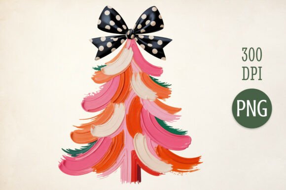 Bold Brush Christmas Tree Art: Illustrations Review
