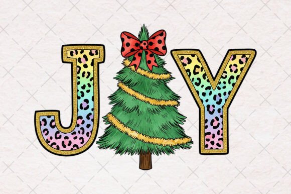 JOY Colorful Coquette Glitter Christmas Illustrations Review