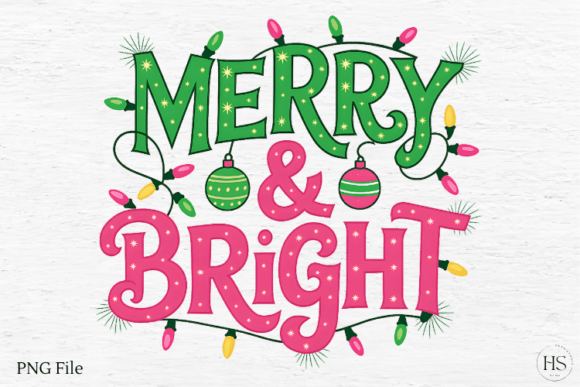 Merry Bright PNG: Pink Christmas Illustrations Review