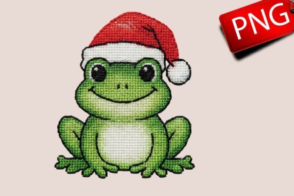 Merry Christmas Frog Ornament: Illustrations for Branding