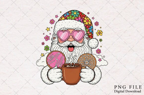 Mexican Christmas Santa PNG: Vibrant Illustrations