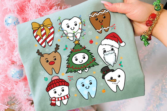 Review: Christmas Teeth Characters PNG Illustrations