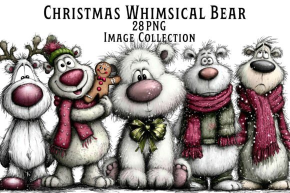 Review: Christmas Whimsical Bear Clipart Illustrations