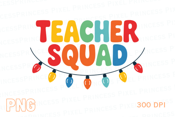 Reviewing Teacher Squad Christmas PNG for Embroidery