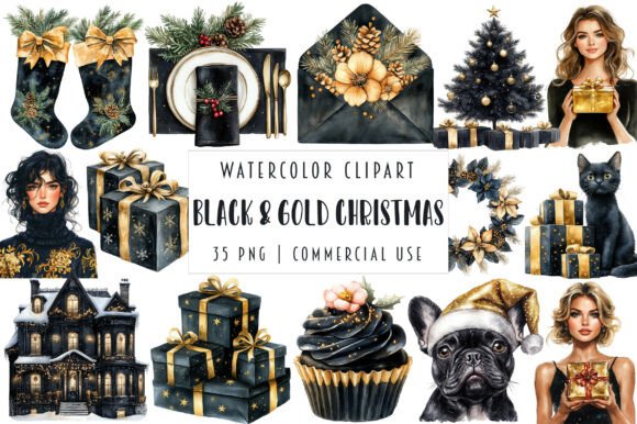 Reviewing Watercolor Black Gold Christmas for Embroidery