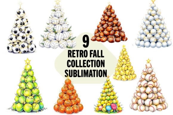 Sports Ball Christmas Tree Sublimation: Illustrations Review